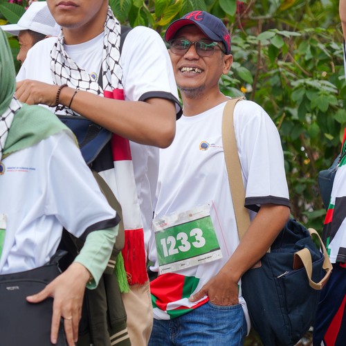 Race photo from WALK FOR PALESTINE
