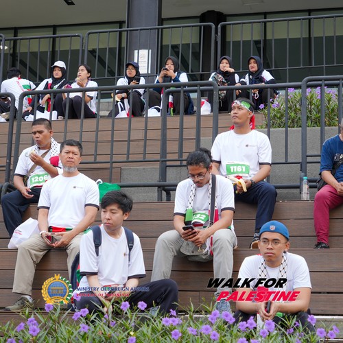 Race photo from WALK FOR PALESTINE