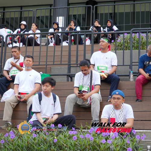 Race photo from WALK FOR PALESTINE