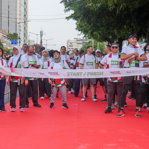 Race photo from WALK FOR PALESTINE