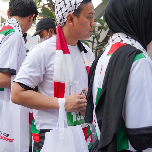 Race photo from WALK FOR PALESTINE
