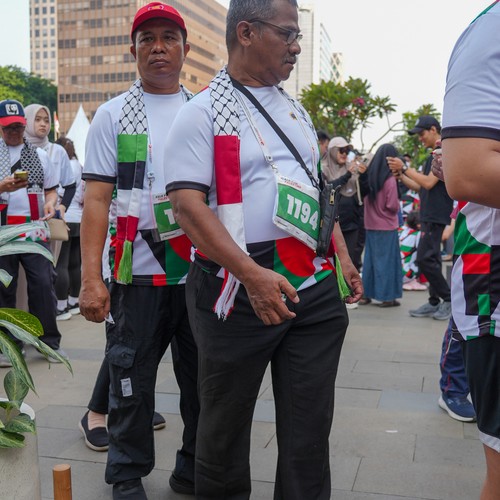 Race photo from WALK FOR PALESTINE