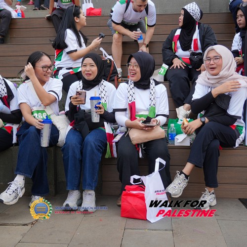 Race photo from WALK FOR PALESTINE