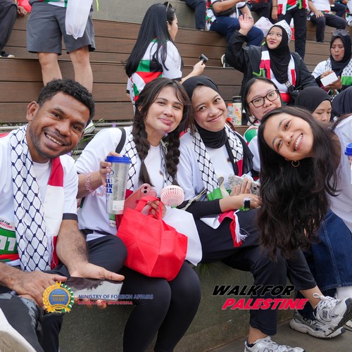 Race photo from WALK FOR PALESTINE