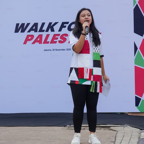 Race photo from WALK FOR PALESTINE