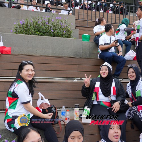 Race photo from WALK FOR PALESTINE