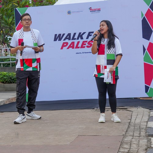 Race photo from WALK FOR PALESTINE