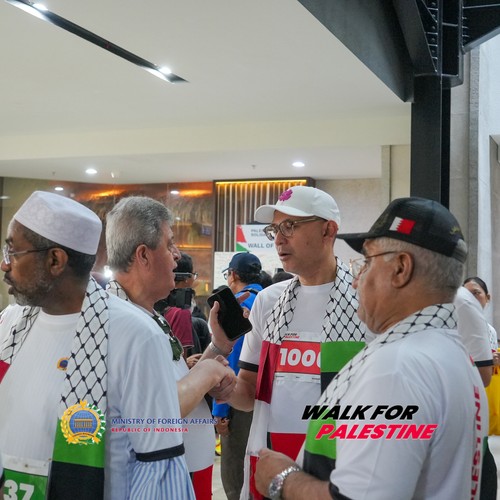 Race photo from WALK FOR PALESTINE