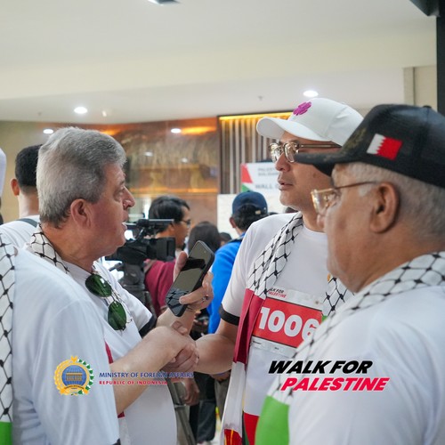 Race photo from WALK FOR PALESTINE