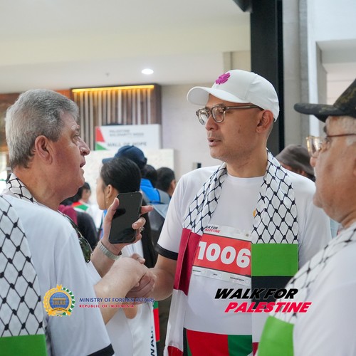 Race photo from WALK FOR PALESTINE
