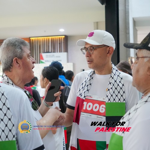 Race photo from WALK FOR PALESTINE