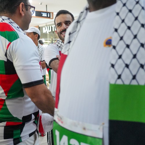 Race photo from WALK FOR PALESTINE