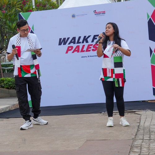 Race photo from WALK FOR PALESTINE