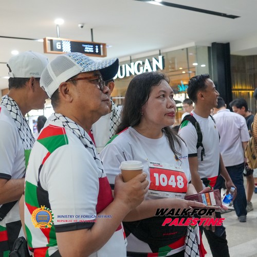 Race photo from WALK FOR PALESTINE