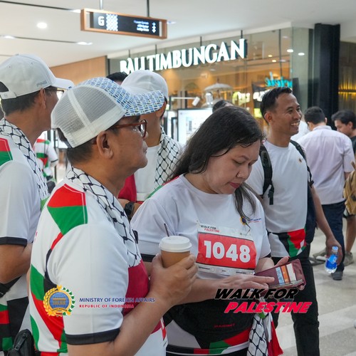Race photo from WALK FOR PALESTINE