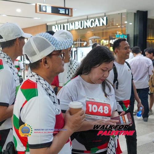 Race photo from WALK FOR PALESTINE