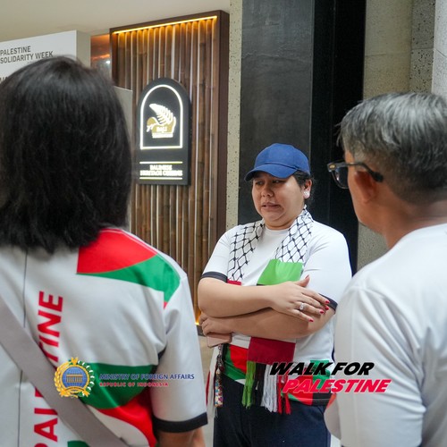 Race photo from WALK FOR PALESTINE