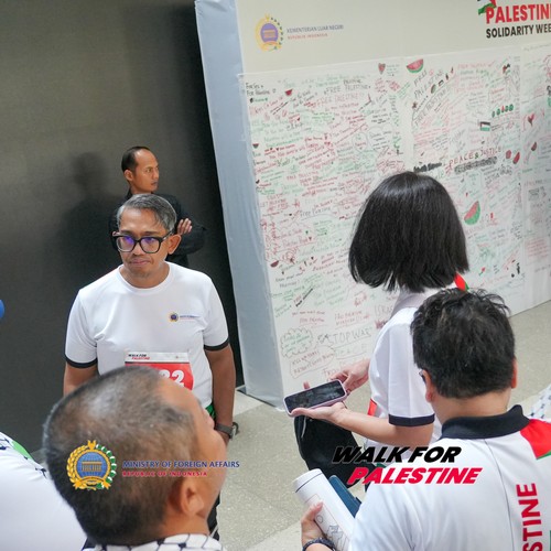 Race photo from WALK FOR PALESTINE