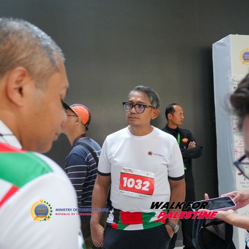 Race photo from WALK FOR PALESTINE