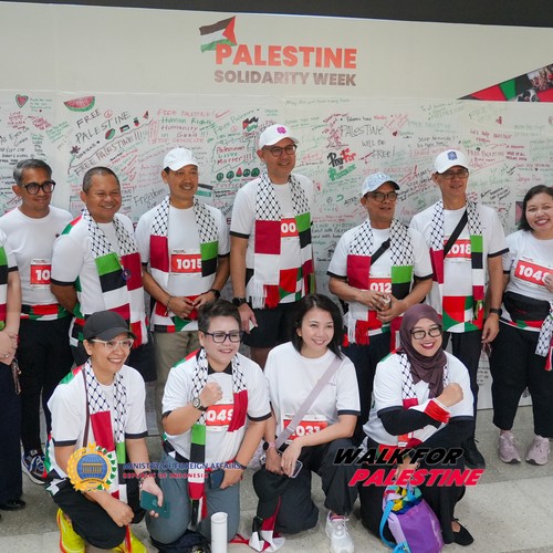 Race photo from WALK FOR PALESTINE