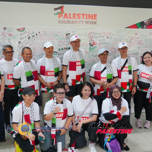 Race photo from WALK FOR PALESTINE