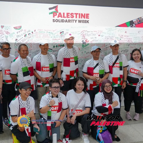 Race photo from WALK FOR PALESTINE