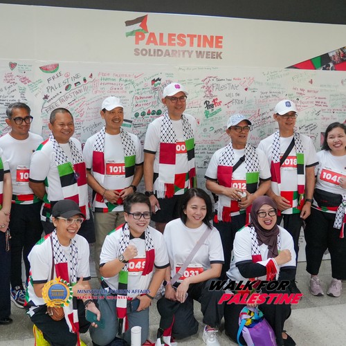 Race photo from WALK FOR PALESTINE