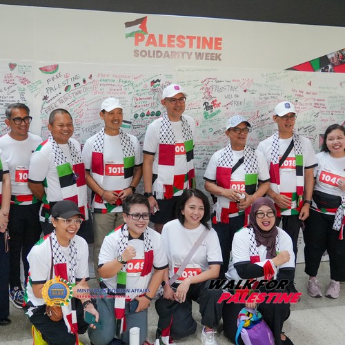 Race photo from WALK FOR PALESTINE