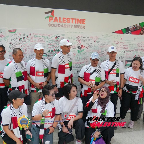 Race photo from WALK FOR PALESTINE