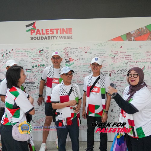 Race photo from WALK FOR PALESTINE