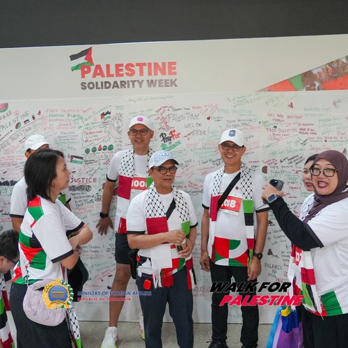 Race photo from WALK FOR PALESTINE