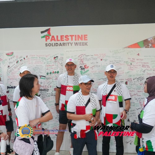 Race photo from WALK FOR PALESTINE