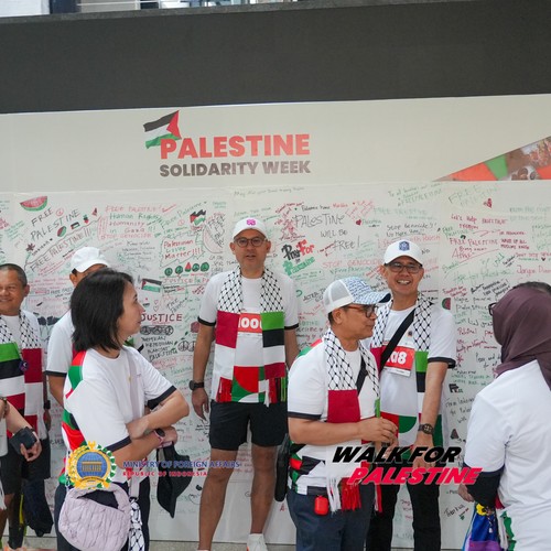Race photo from WALK FOR PALESTINE