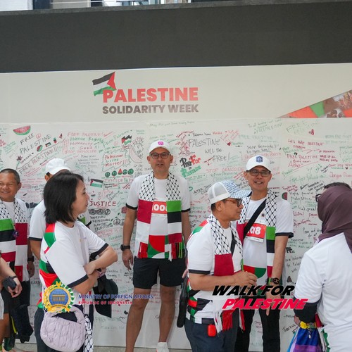 Race photo from WALK FOR PALESTINE