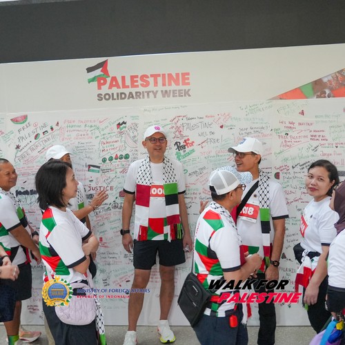 Race photo from WALK FOR PALESTINE
