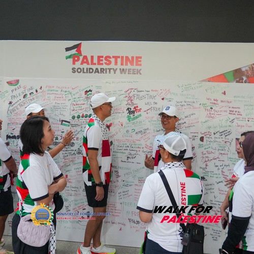 Race photo from WALK FOR PALESTINE