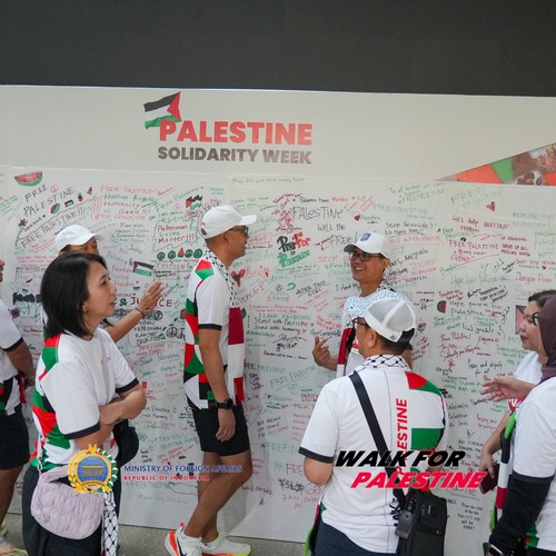 Race photo from WALK FOR PALESTINE