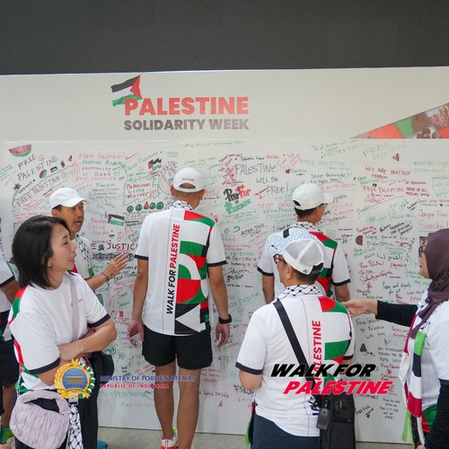 Race photo from WALK FOR PALESTINE