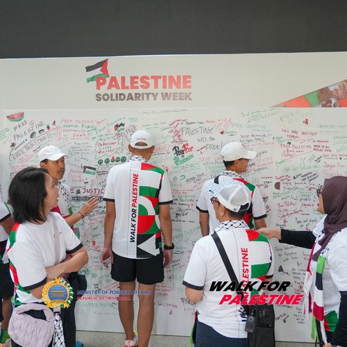 Race photo from WALK FOR PALESTINE