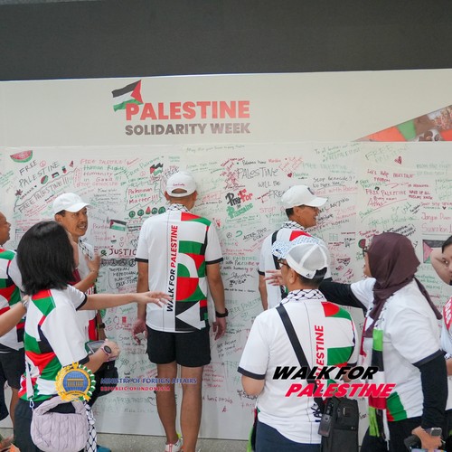 Race photo from WALK FOR PALESTINE