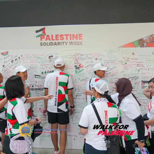 Race photo from WALK FOR PALESTINE