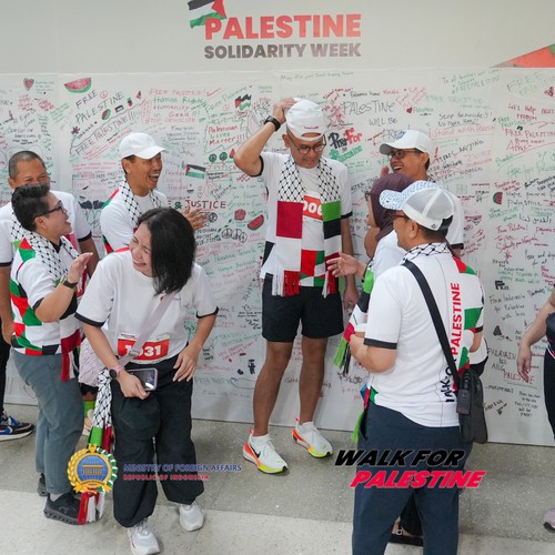 Race photo from WALK FOR PALESTINE