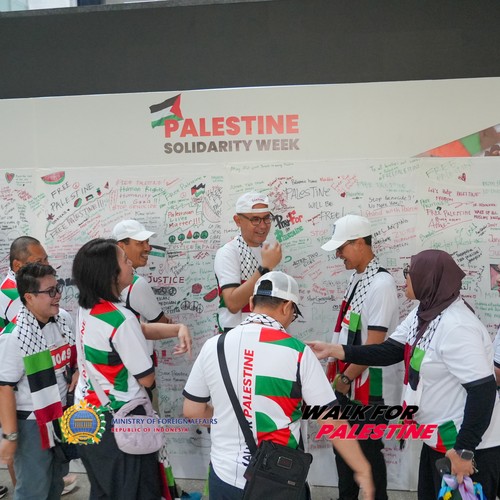 Race photo from WALK FOR PALESTINE