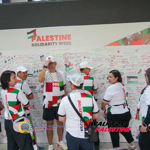 Race photo from WALK FOR PALESTINE