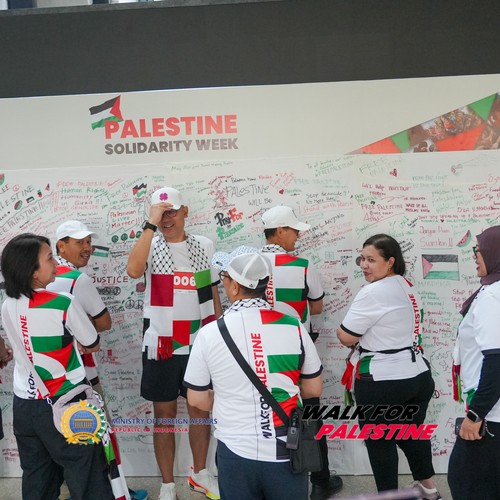 Race photo from WALK FOR PALESTINE