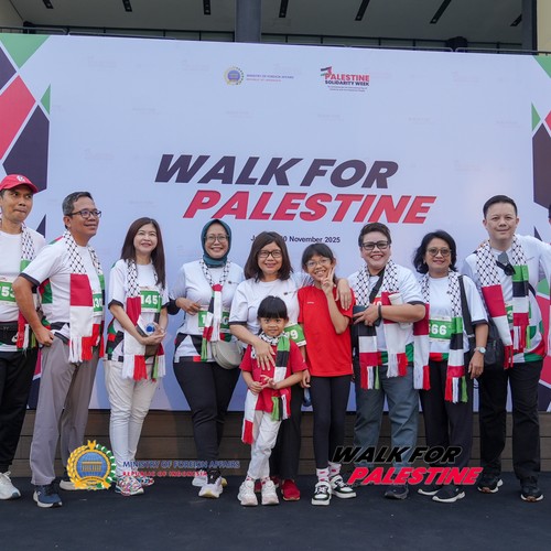 Race photo from WALK FOR PALESTINE