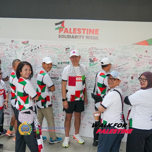 Race photo from WALK FOR PALESTINE