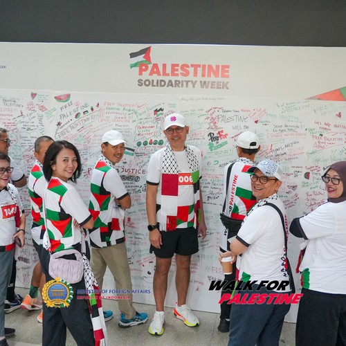 Race photo from WALK FOR PALESTINE