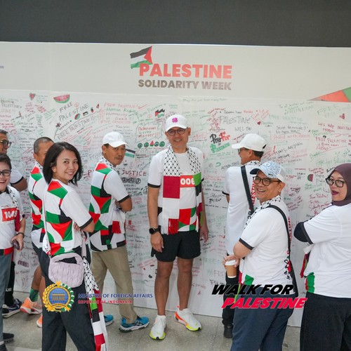 Race photo from WALK FOR PALESTINE