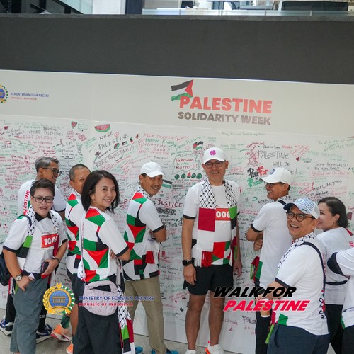 Race photo from WALK FOR PALESTINE